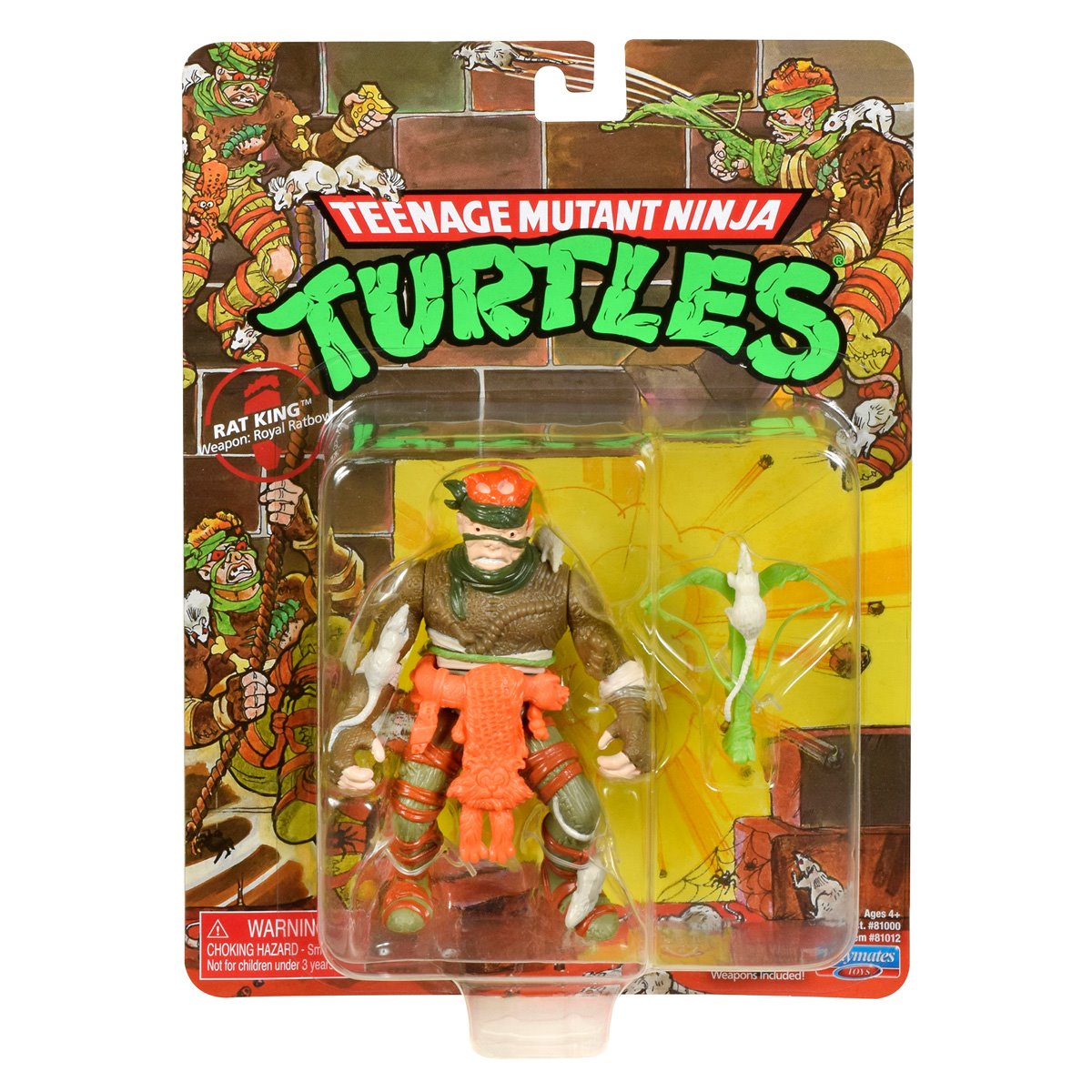 Rat King, Casey Jones, Slash, Mutagen Man - Teenage Mutant Ninja Turtles Classic Mutants Wave3 Action Figure 4-Pack PL80981 US-Import