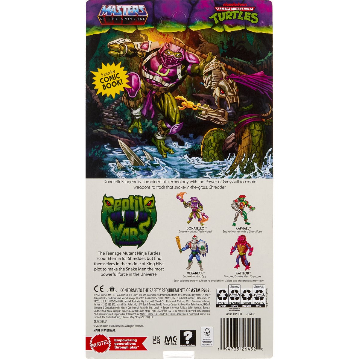 Donatello Masters of the Universe Origins Turtles of Grayskull Wave 5 US-Import JBM98