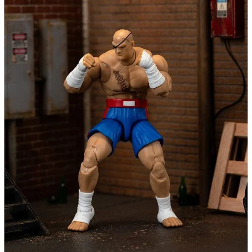 Ultra Street Fighter II Sagat 6-Inch Scale Deluxe Action Figure JD35171 US-IMPORT