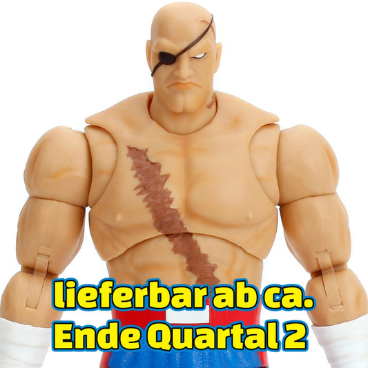 Ultra Street Fighter II Sagat 6-Inch Scale Deluxe Action Figure JD35171 US-IMPORT