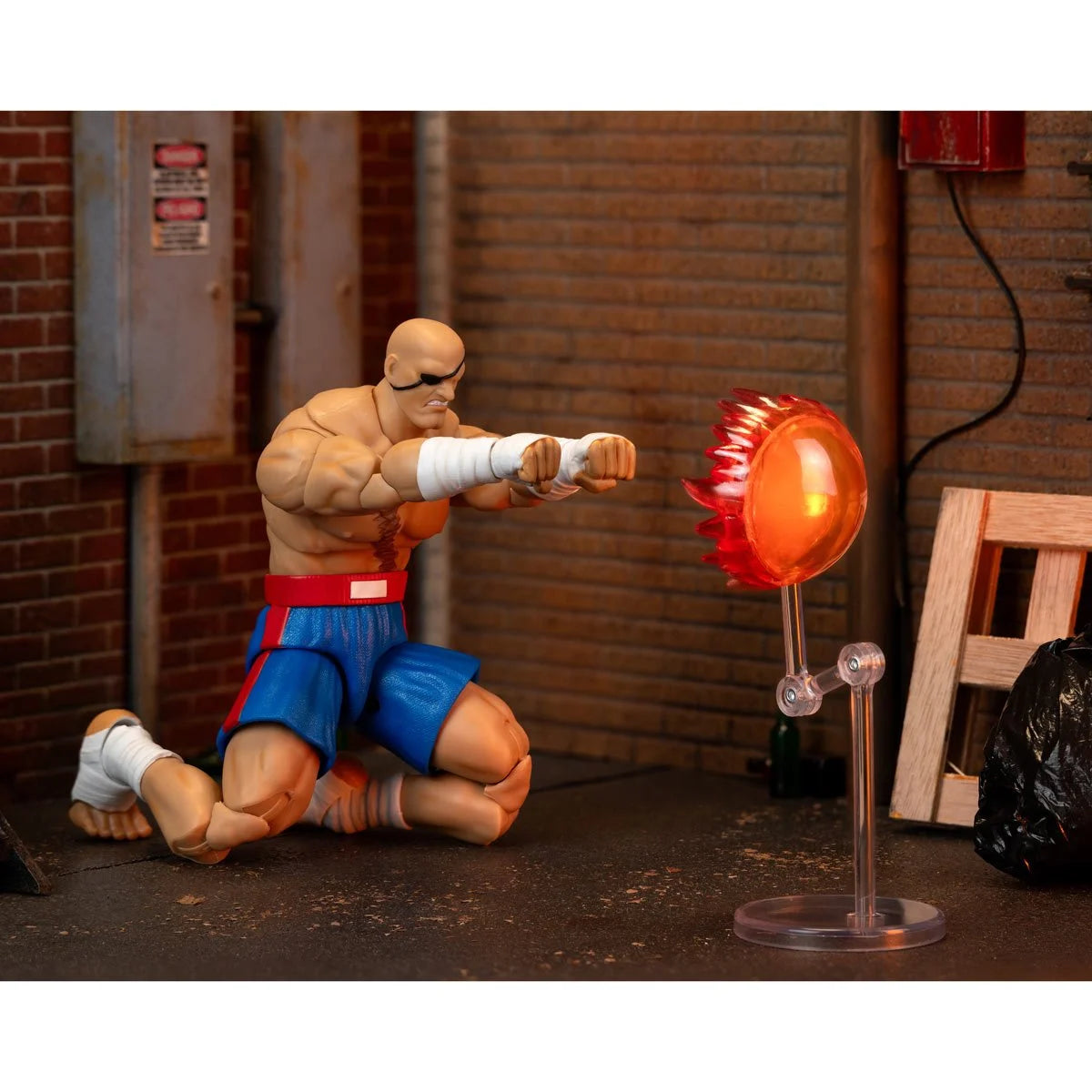 Ultra Street Fighter II Sagat 6-Inch Scale Deluxe Action Figure JD35171 US-IMPORT