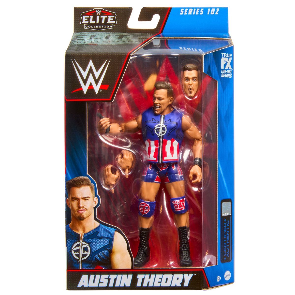 WWE Austin Theory ELITE COLLECTION Wave 102 US-BOX HKN92