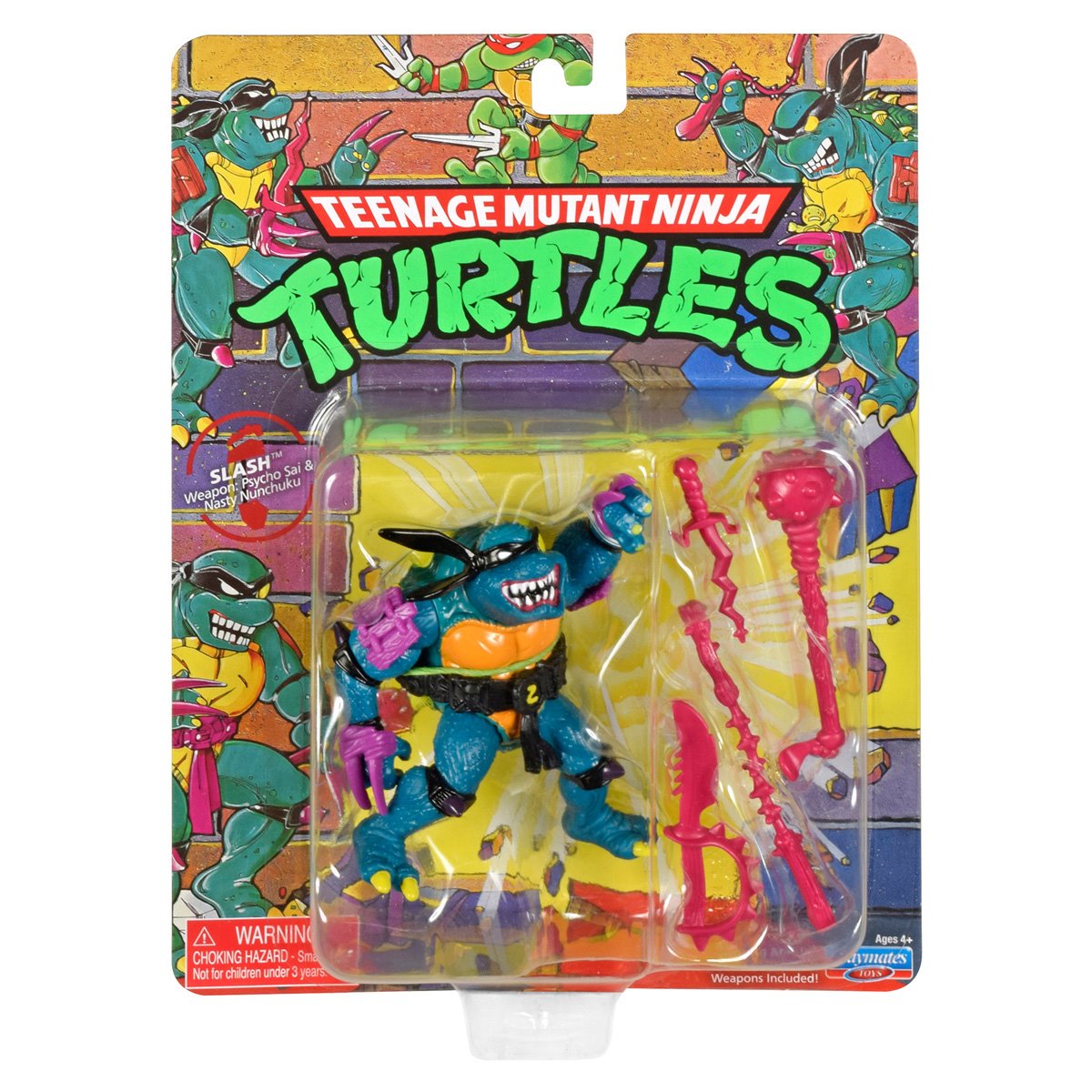 Rat King, Casey Jones, Slash, Mutagen Man - Teenage Mutant Ninja Turtles Classic Mutants Wave3 Action Figure 4-Pack PL80981 US-Import