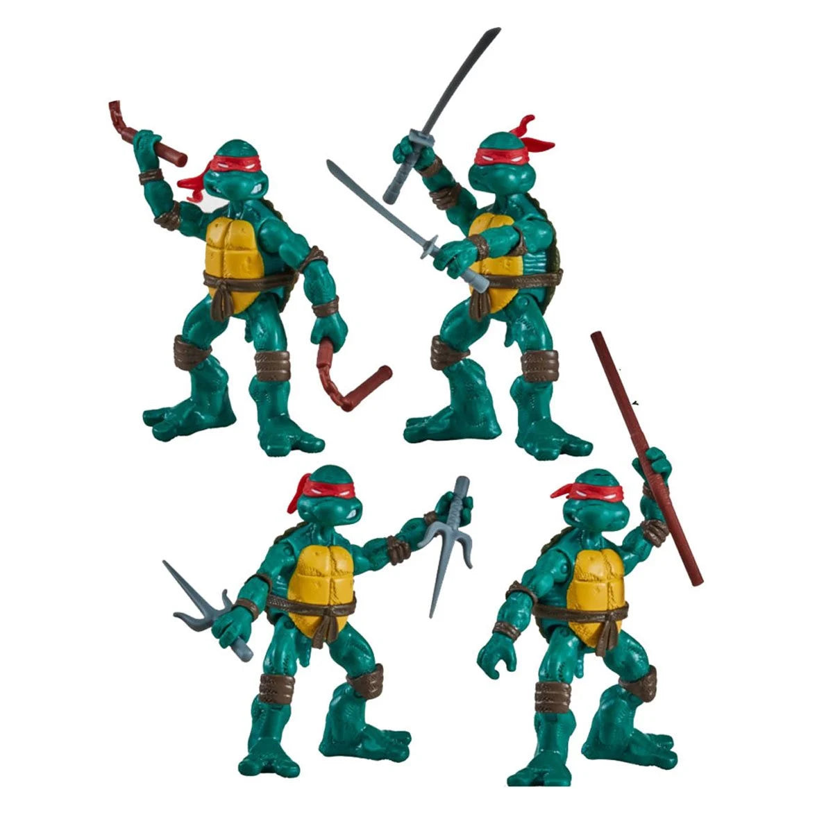 Teenage Mutant Ninja Turtles Classic Colour Comic Book Series Turtles Action Figure 4-Pack PL80992 US-Import