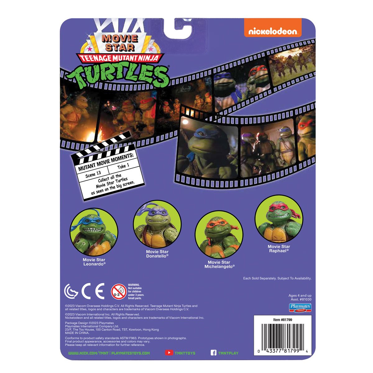 1991 Movie Leonardo Teenage Mutant Ninja Turtles Original Classic US-IMPORT 81799