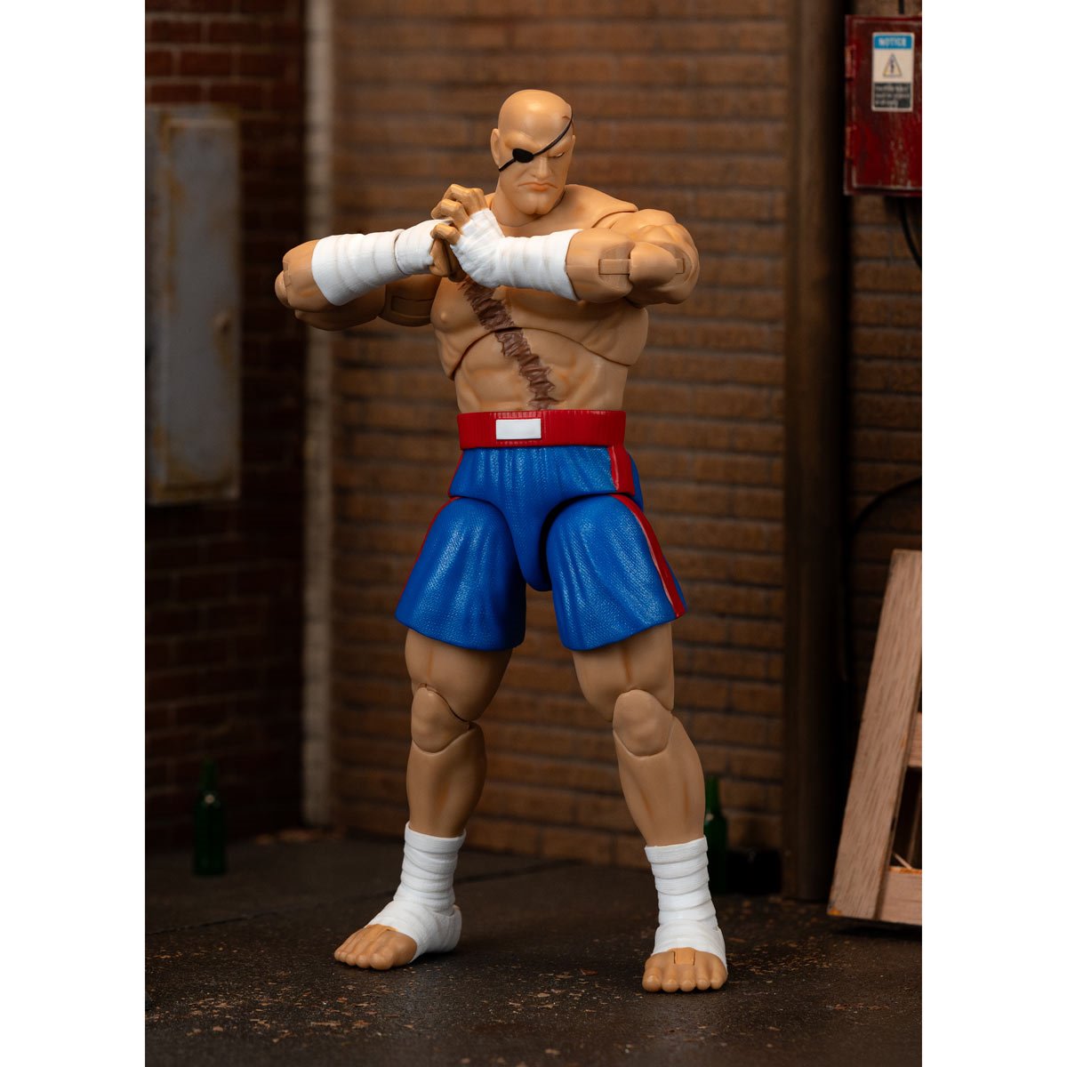 Ultra Street Fighter II Sagat 6-Inch Scale Deluxe Action Figure JD35171 US-IMPORT