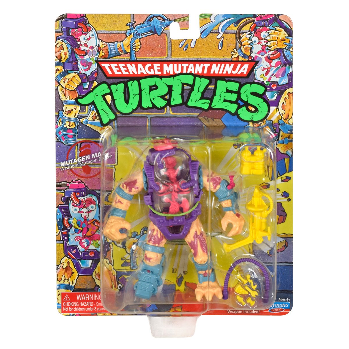 Rat King, Casey Jones, Slash, Mutagen Man - Teenage Mutant Ninja Turtles Classic Mutants Wave3 Action Figure 4-Pack PL80981 US-Import