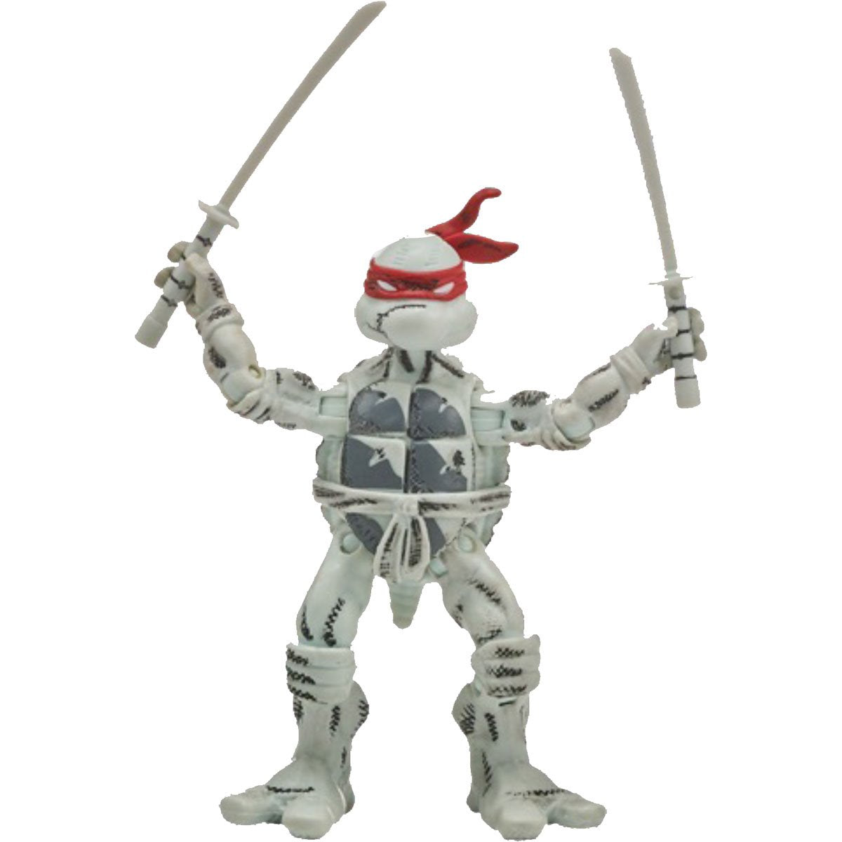 Teenage Mutant Ninja Turtles Classic Comic Book Series Black and White Turtles Action Figure 4-Pack PL80985 US-Import