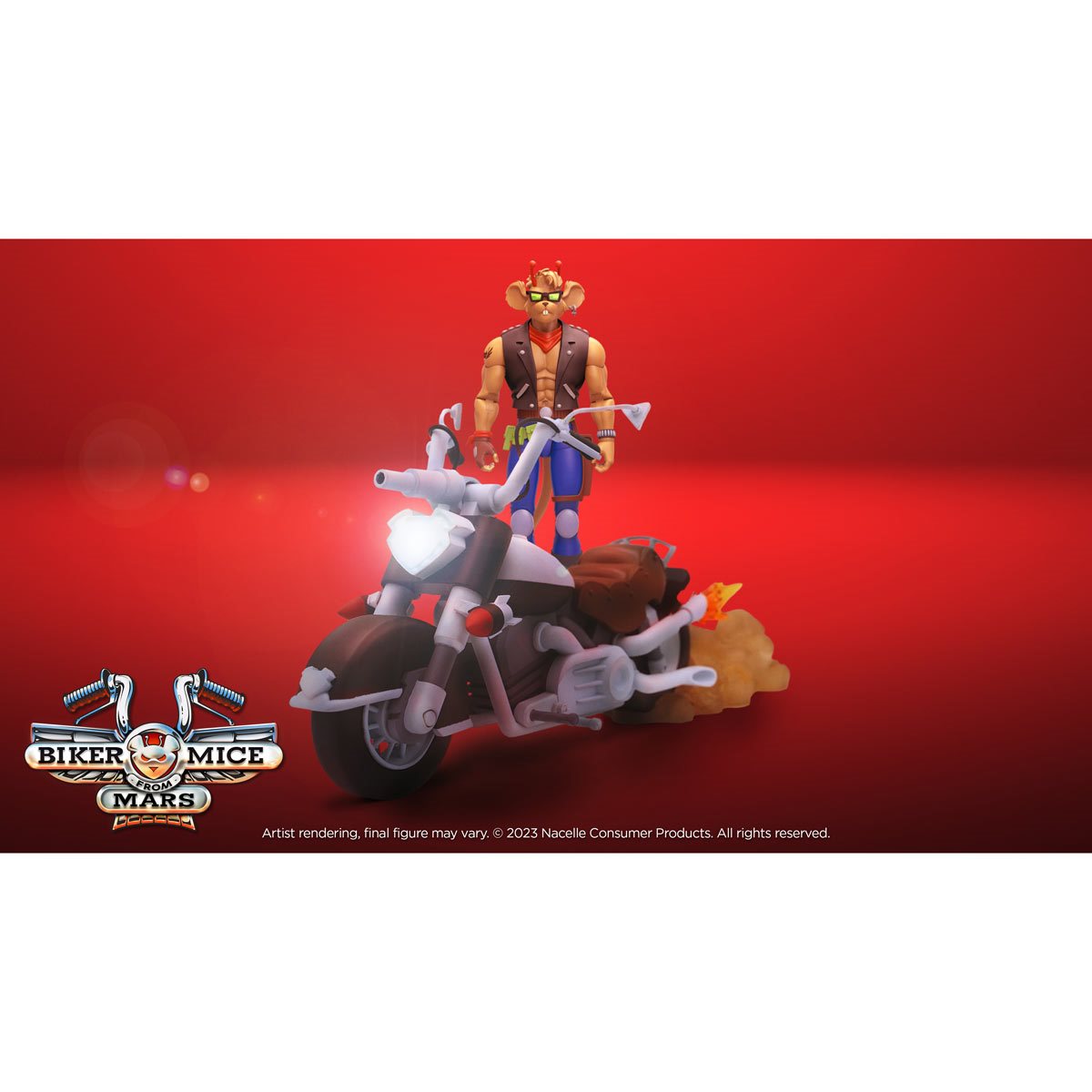 Throttle's Martian Monster Bike, Biker Mice from Mars NC17178 US-Import