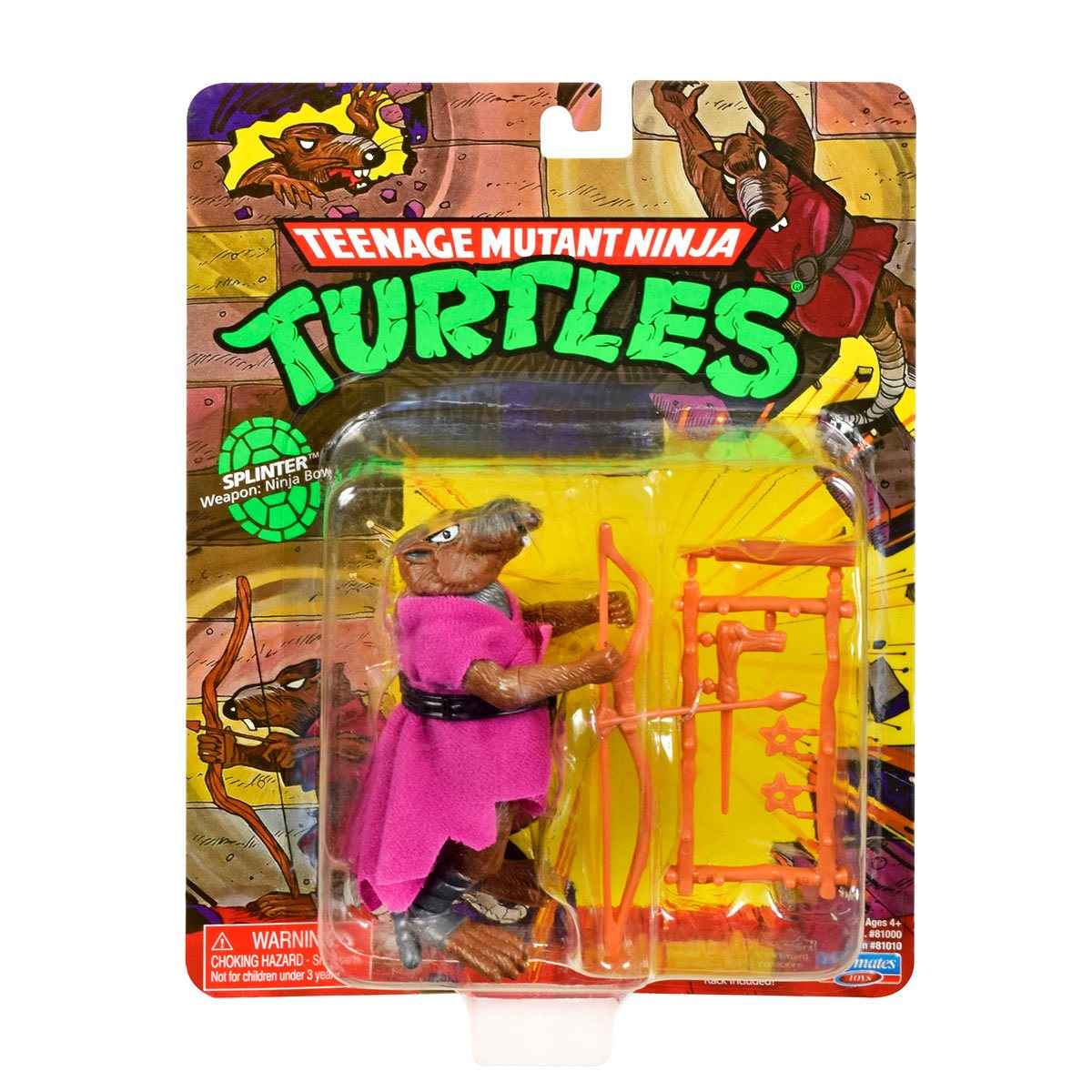 Splinter Teenage Mutant Ninja Turtles Classic US-Blister 81010