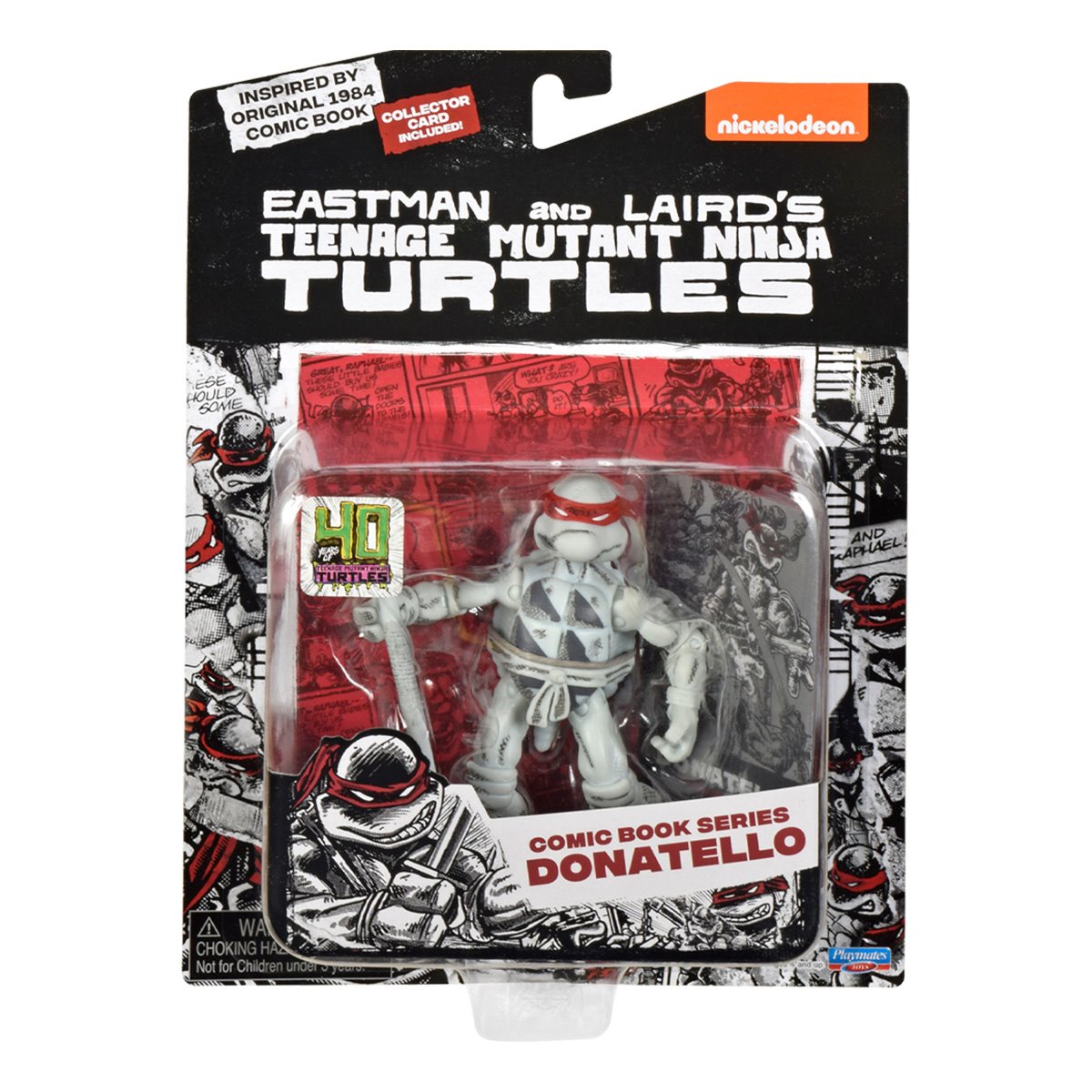 Teenage Mutant Ninja Turtles Classic Comic Book Series Black and White Turtles Action Figure 4-Pack PL80985 US-Import