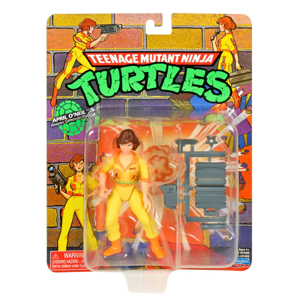 April O'Neil Teenage Mutant Ninja Turtles Classic US-Blister 81006