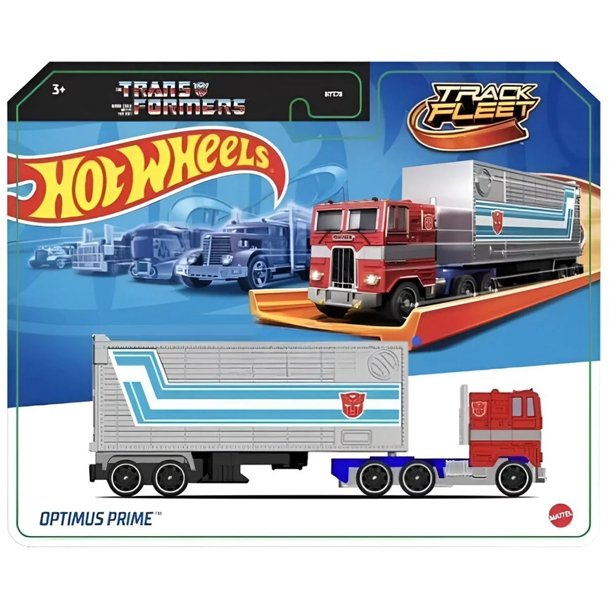 Transformers Hot Wheels Optimus Prime Truck 1:64 Scale Die-Cast Metal Vehicle MTJFF66 US-Import