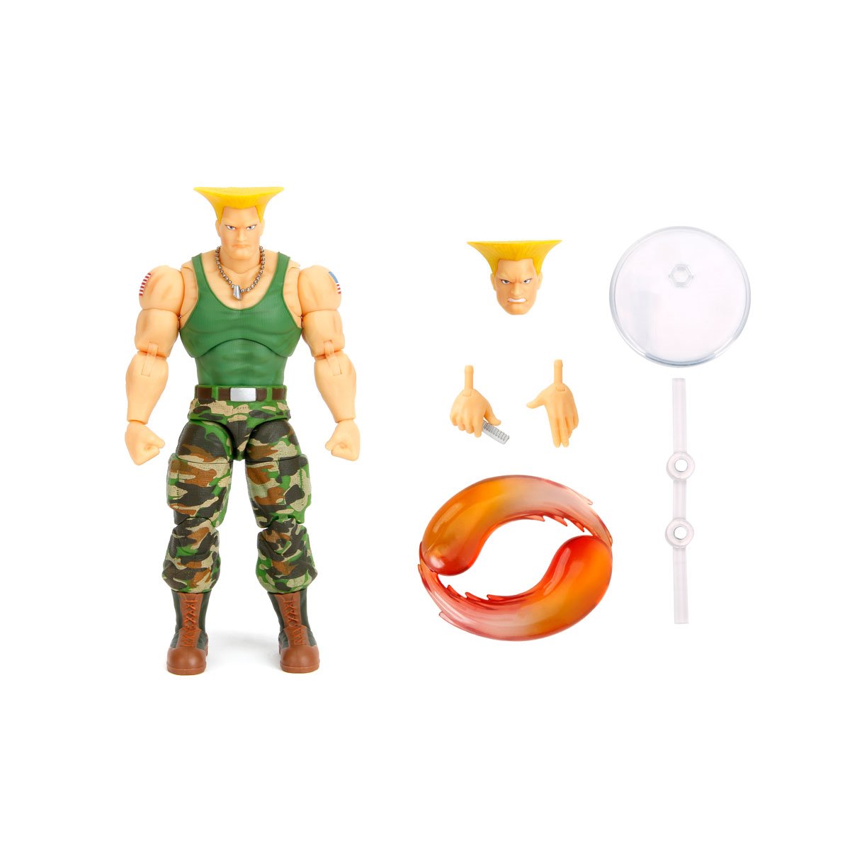 Ultra Street Fighter II Guile 6-Inch Scale Action Figure JD34689 US-IMPORT