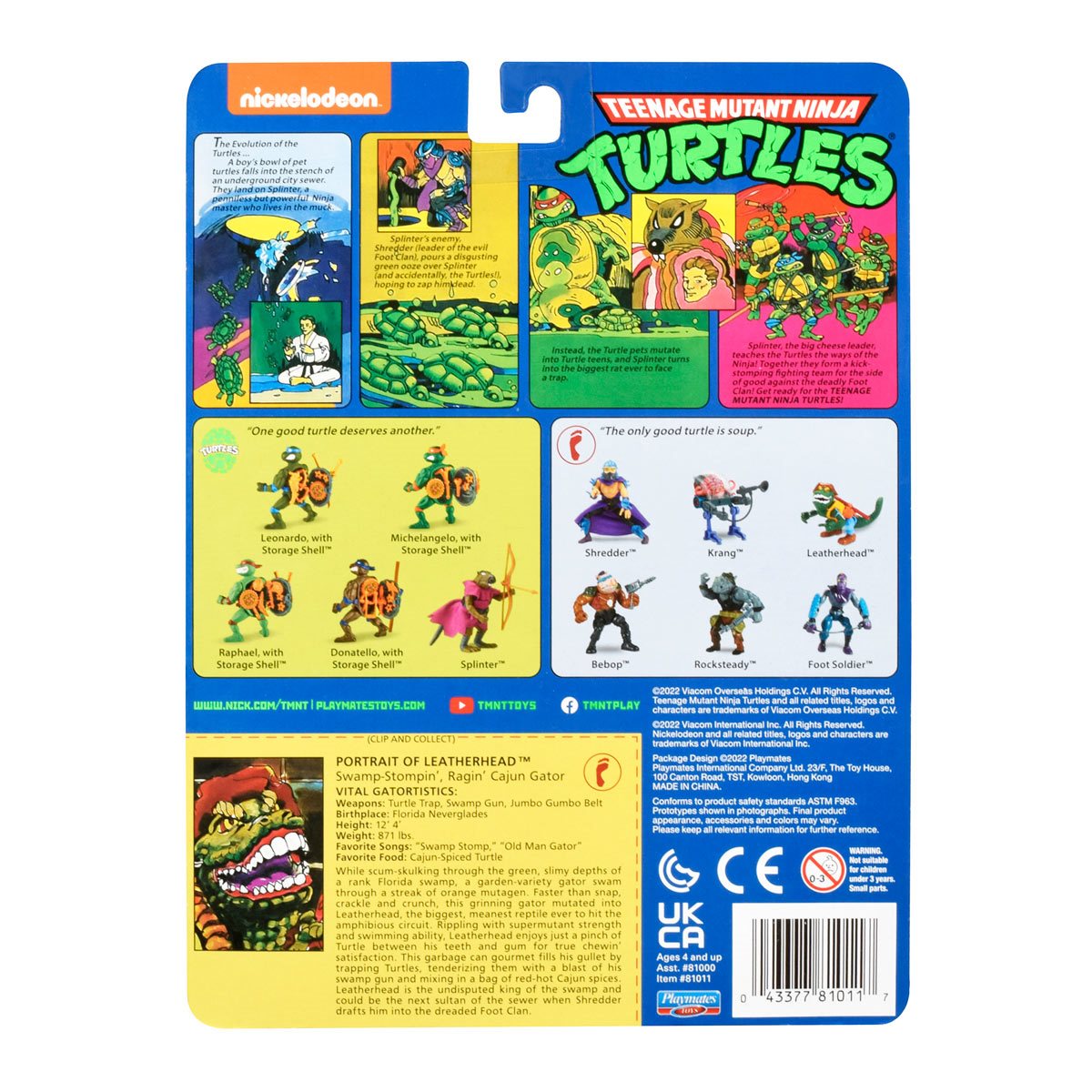 Leatherhead Teenage Mutant Ninja Turtles Classic US-Blister 81011