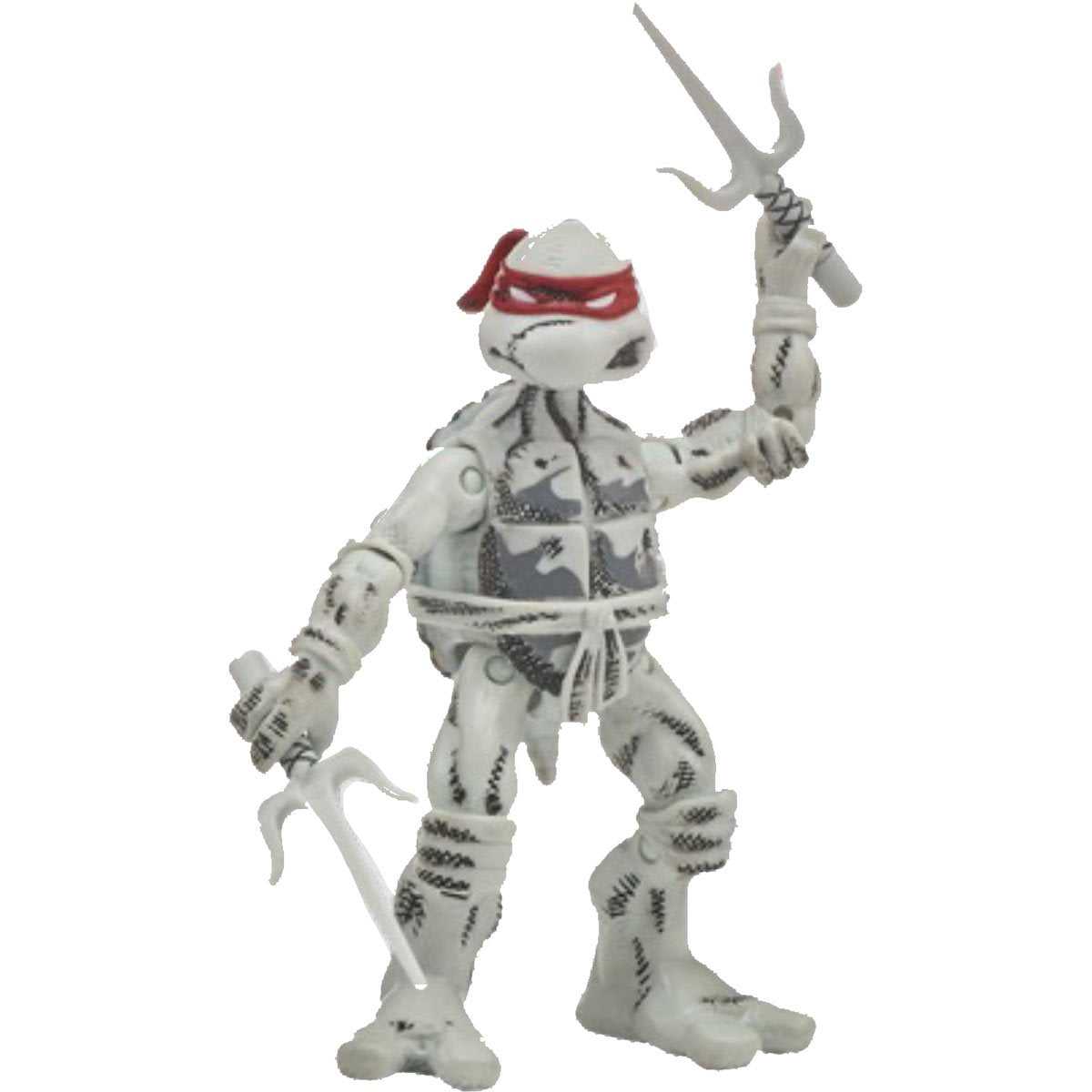 Teenage Mutant Ninja Turtles Classic Comic Book Series Black and White Turtles Action Figure 4-Pack PL80985 US-Import