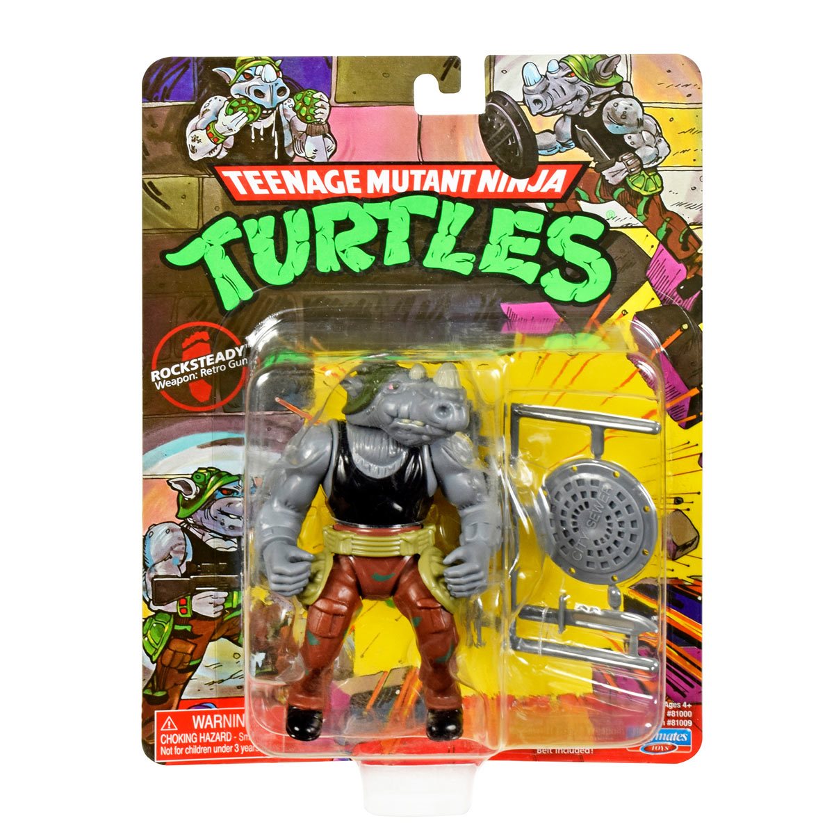 Rocksteady Teenage Mutant Ninja Turtles Classic US-Blister