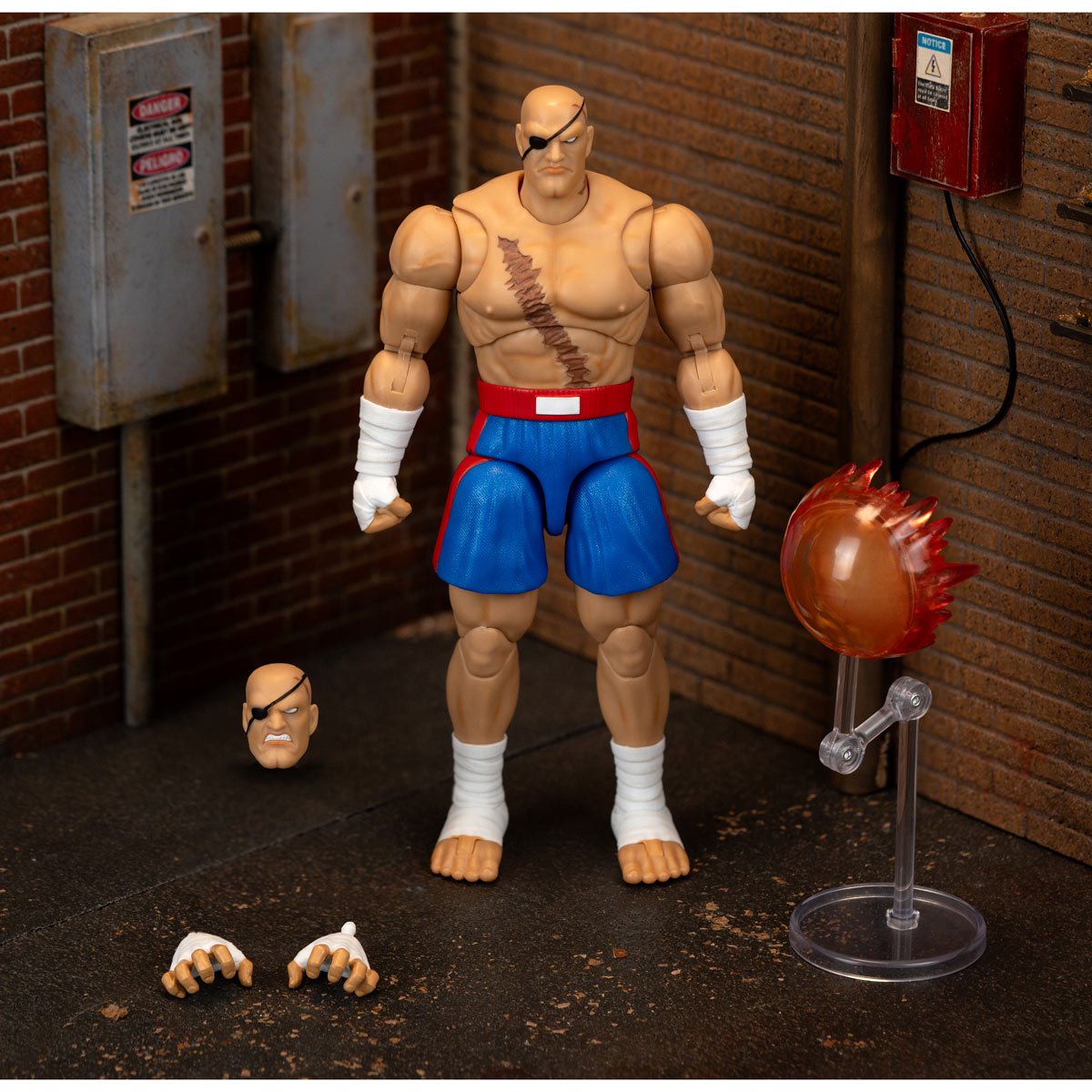 Ultra Street Fighter II Sagat 6-Inch Scale Deluxe Action Figure JD35171 US-IMPORT