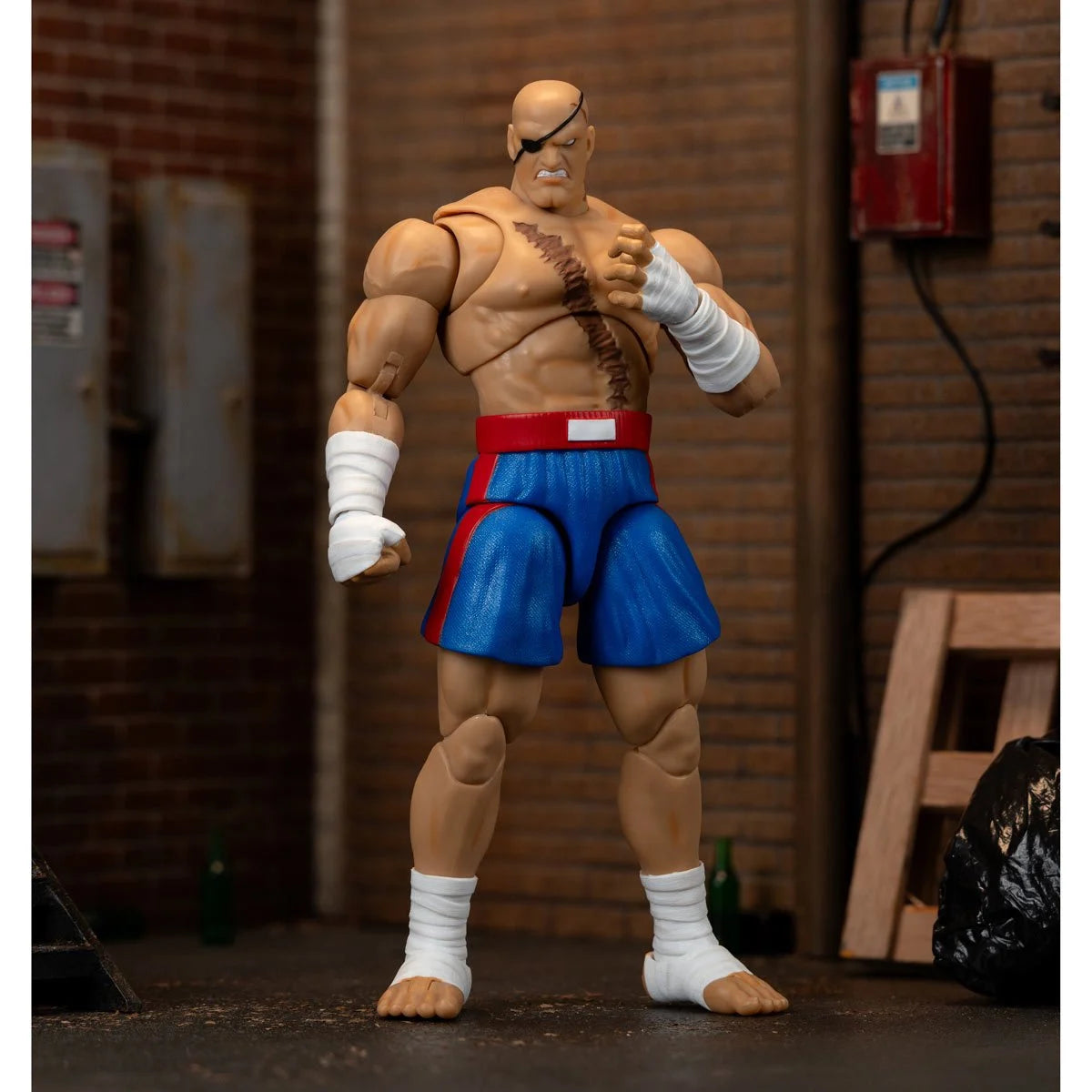 Ultra Street Fighter II Sagat 6-Inch Scale Deluxe Action Figure JD35171 US-IMPORT