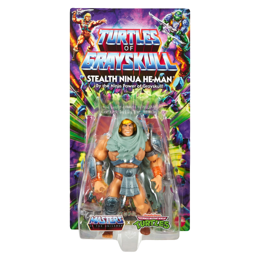 MOTU Origins Turtles of Grayskull Stealth Ninja He-Man HTH18US-Import