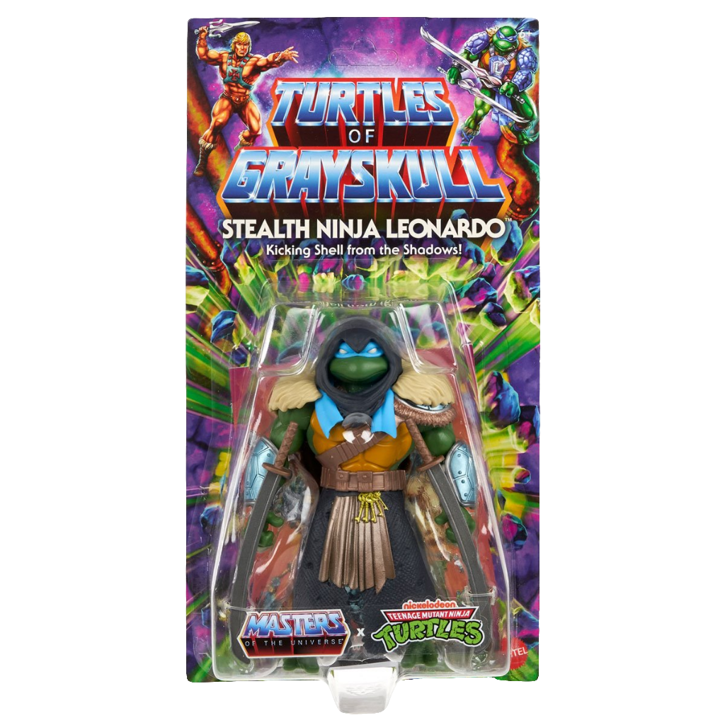 MOTU Origins Turtles of Grayskull Stealth Ninja Leonardo HTH17 US-Import