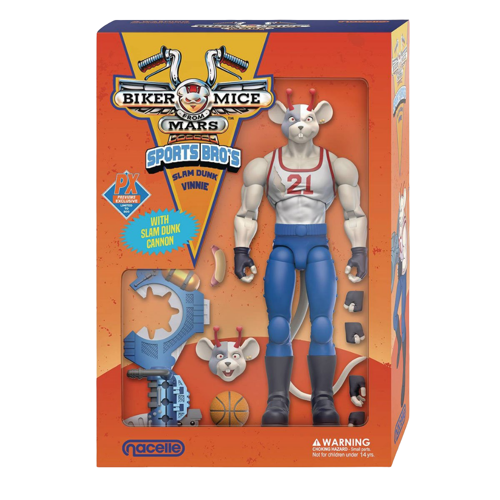 Biker Mice from Mars Sports Bros Slam Dunk Vinnie Action Figure - Previews Exclusive DC317215