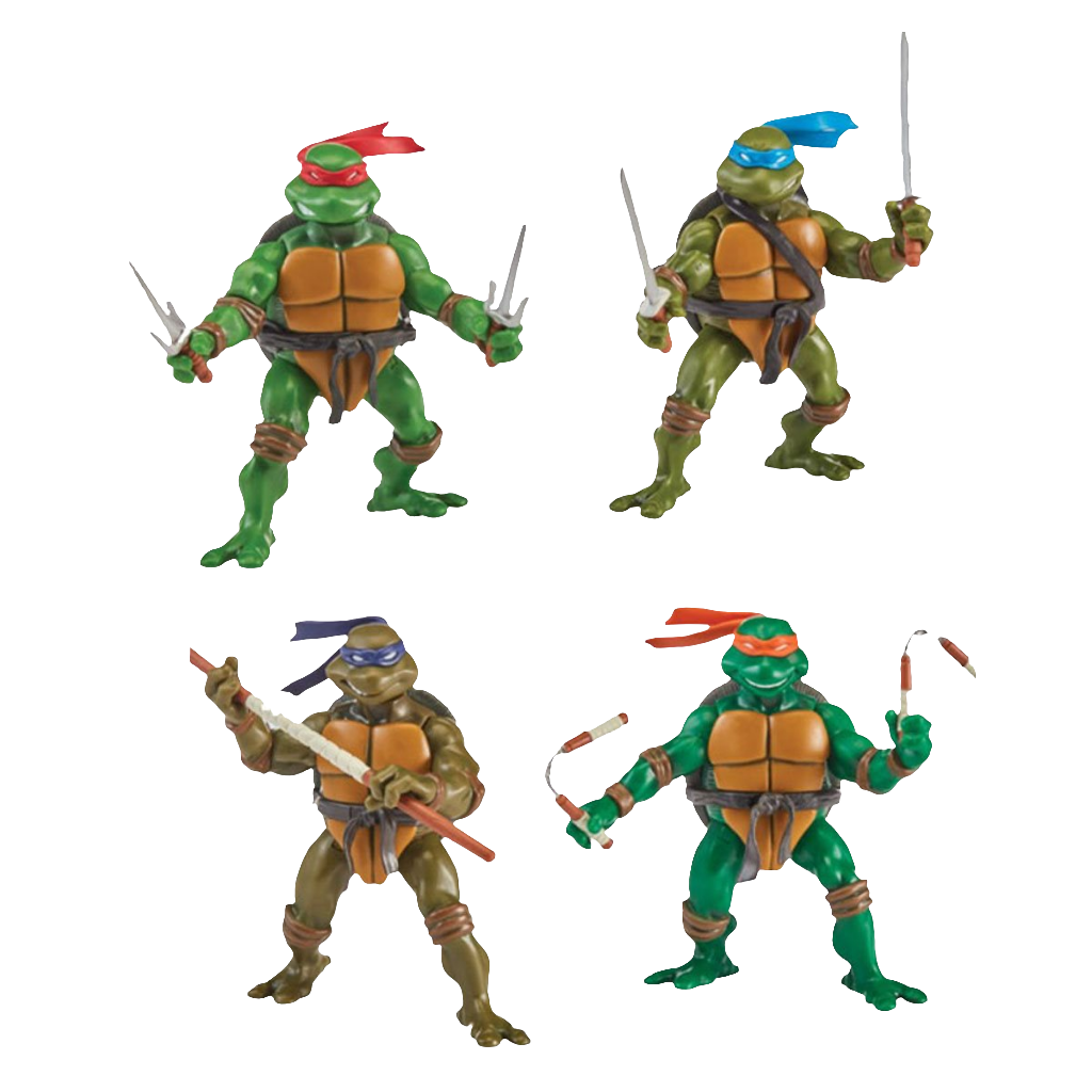 Teenage Mutant Ninja Turtles Classic 2003 Turtles Action Figure 4-Pack PL80997 US-Import