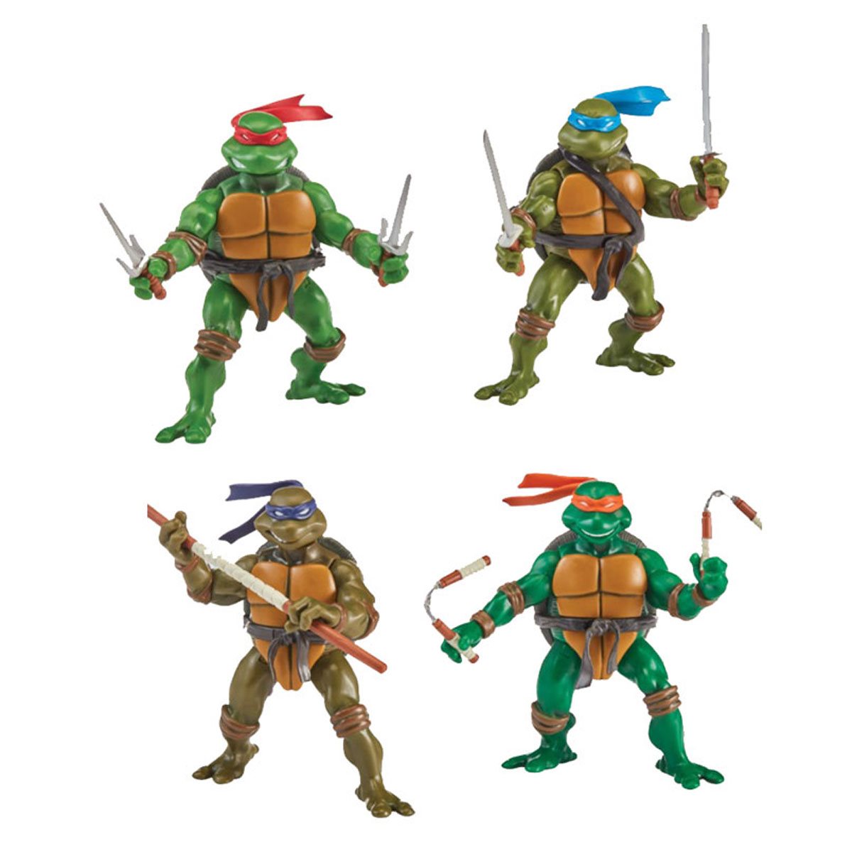 Teenage Mutant Ninja Turtles Classic 2003 Turtles Action Figure 4-Pack PL80997 US-Import