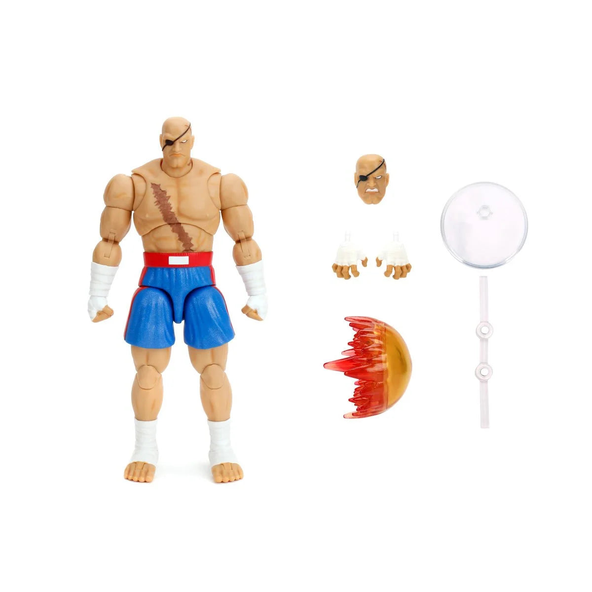 Ultra Street Fighter II Sagat 6-Inch Scale Deluxe Action Figure JD35171 US-IMPORT