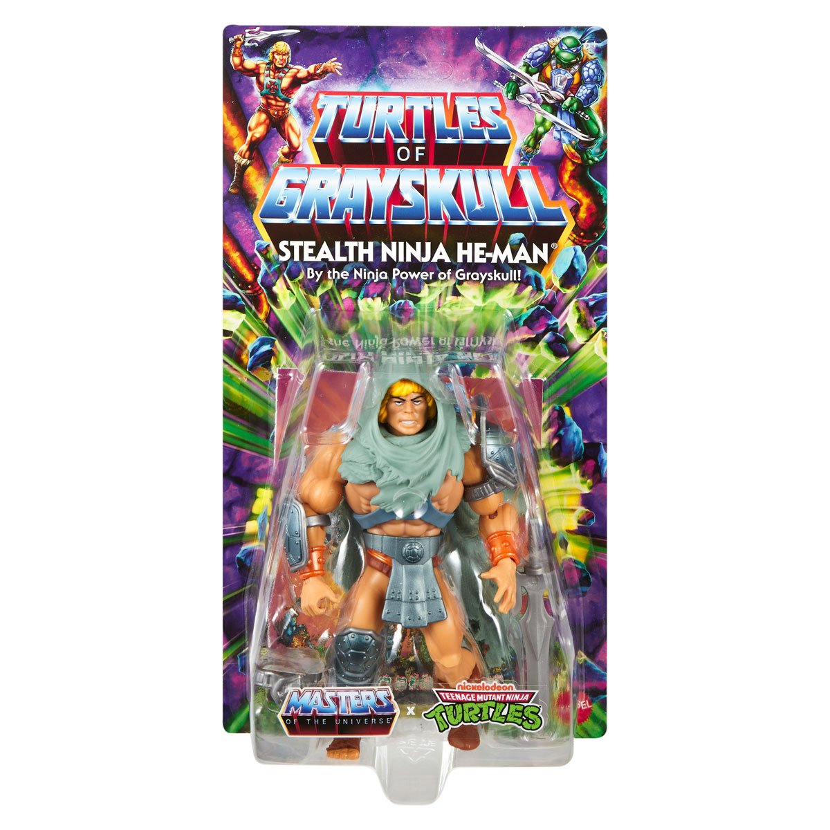 MOTU Origins Turtles of Grayskull Stealth Ninja He-Man HTH18US-Import