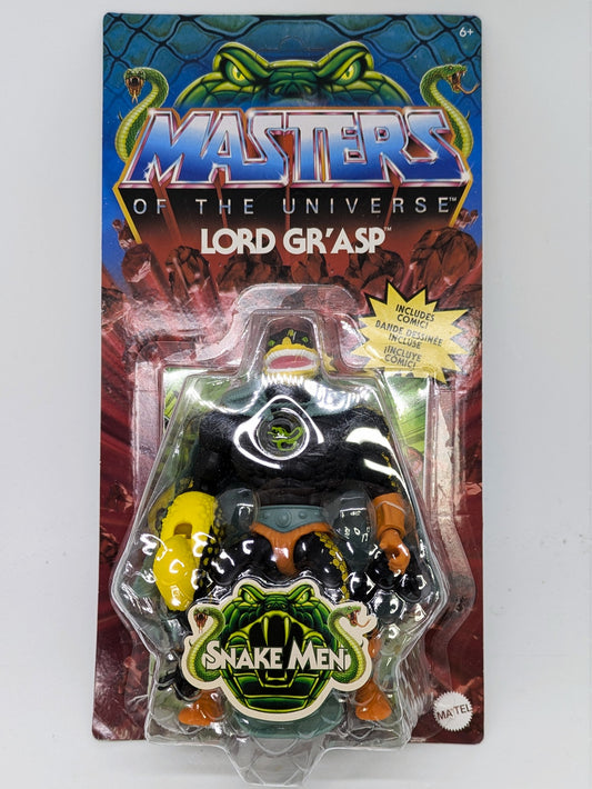 B-WARE1 Lord Gr'asp Masters of the Universe Origins Core Snakemen HYD30