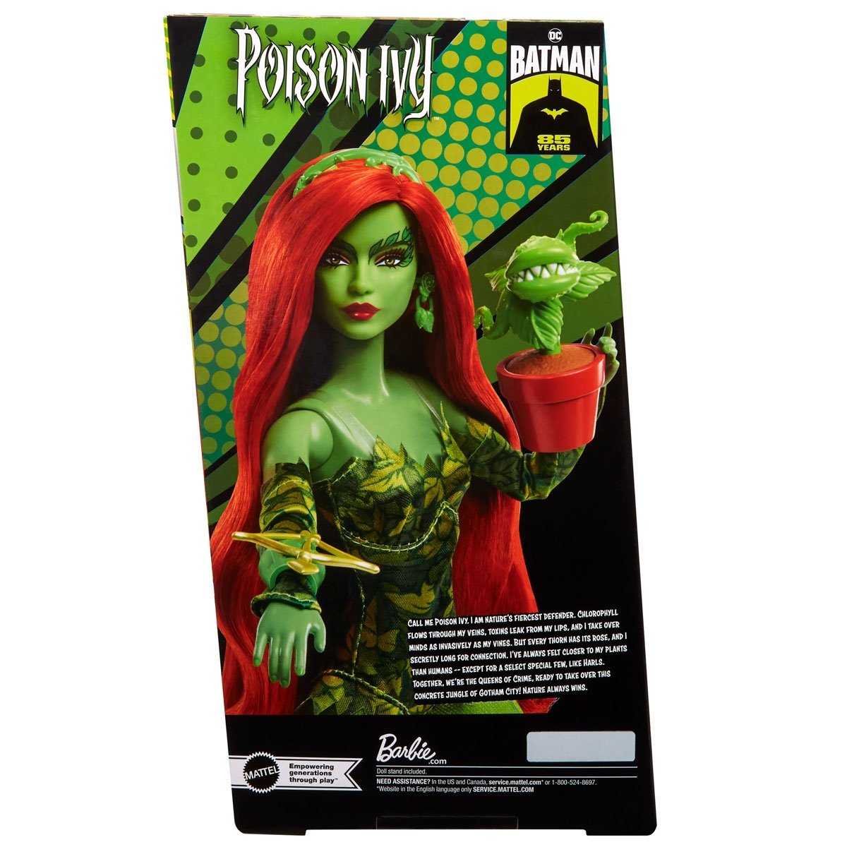 Barbie x Batman 85th Anniversary Poison Ivy Doll MTHRM51