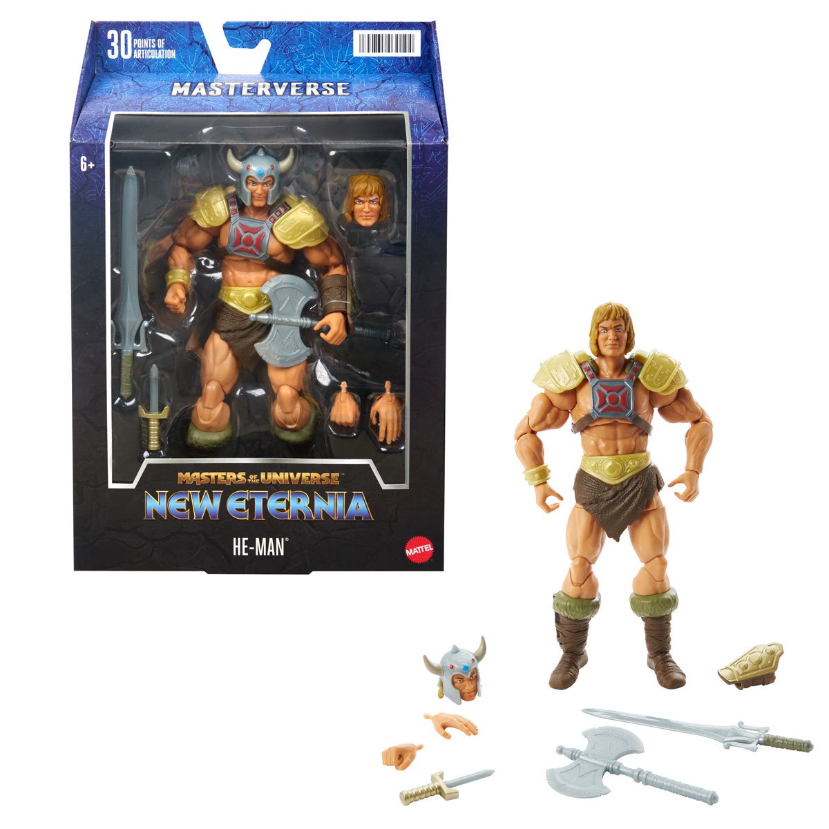 He-Man Masters of the Universe Masterverse Viking He-Man MTHDR37 US-BOX