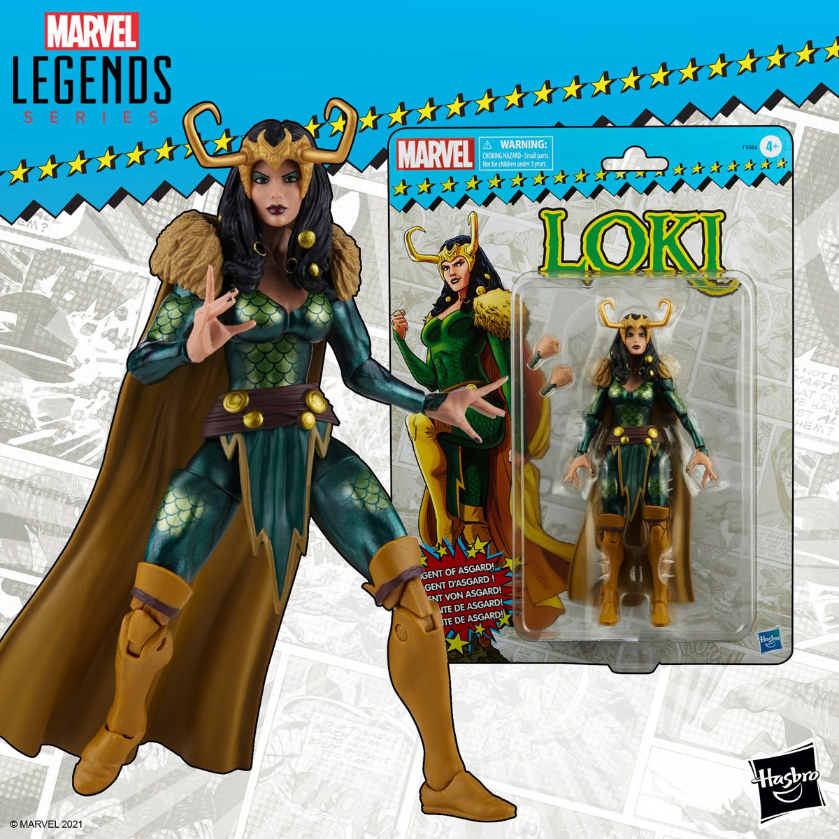 Loki Marvel Legends Agent of Asgard Retro F5886 US-Blister