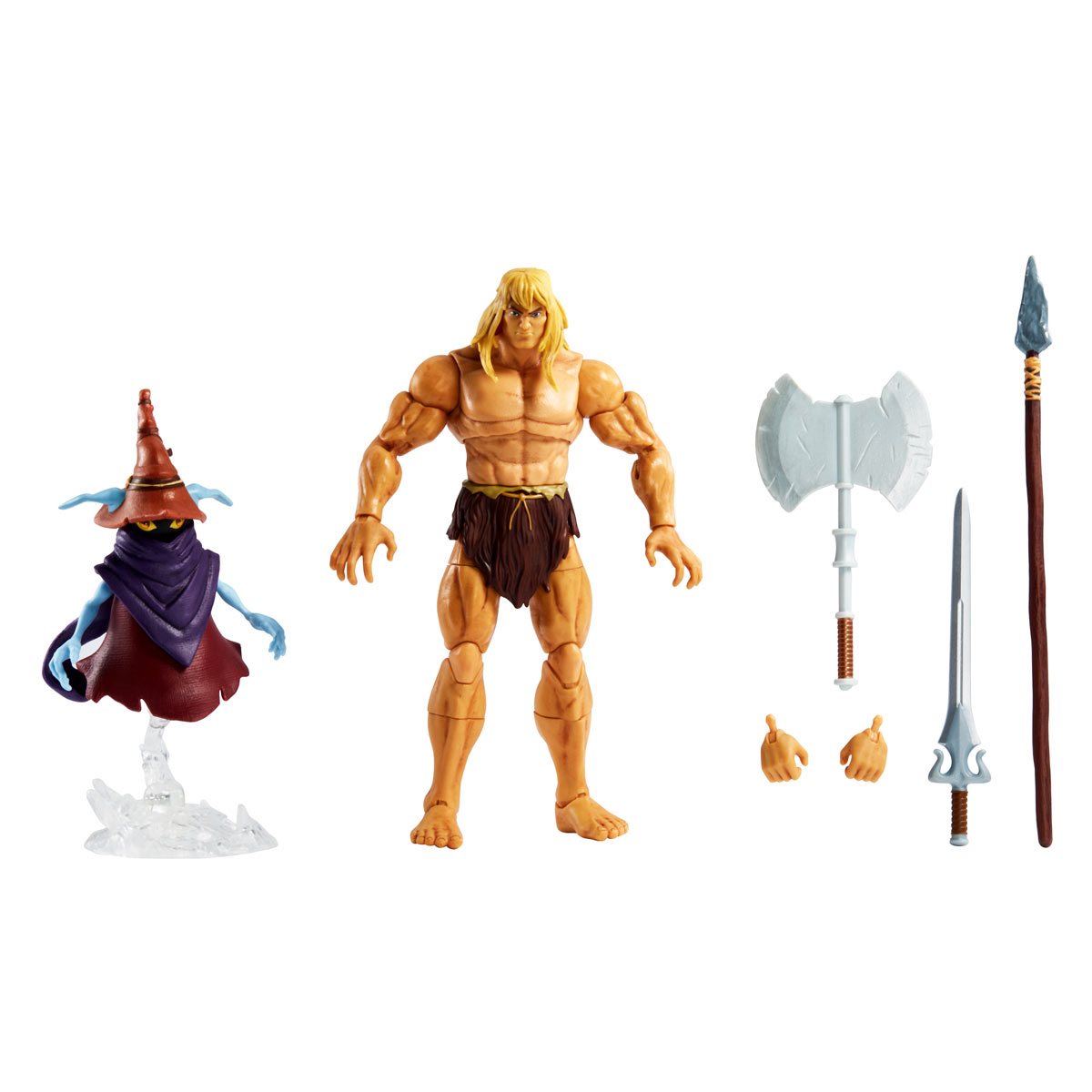 SAVAGE HE-MAN Masters of the Universe REVELATION DELUXE-PACK GYY35 GYY41